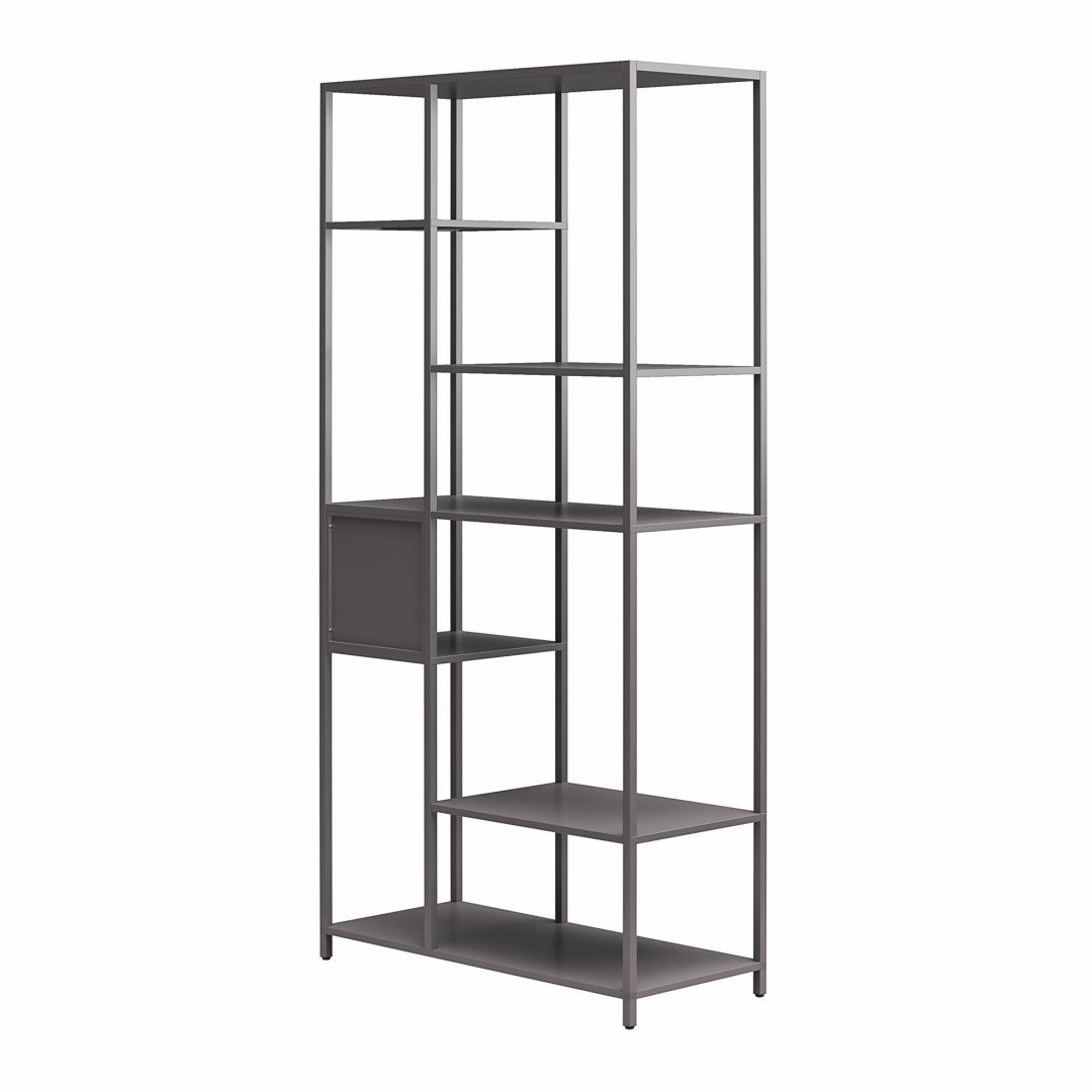 Mission District Metal Bookcase Room Divider