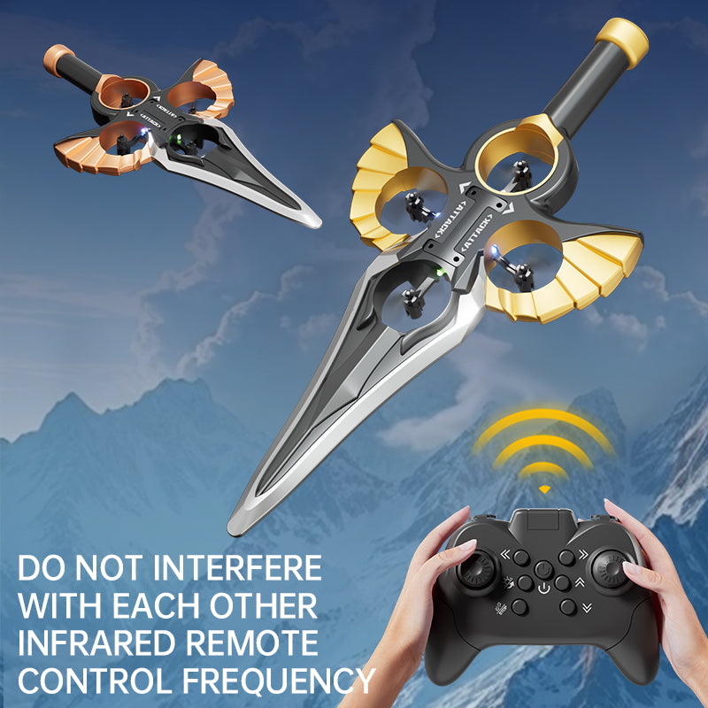 Drone Sword-flying Gesture Remote Control Flying Sword, Children's Gesture-sensing Aircraft, Toy For Boys, Entertainment, Birthday Gift