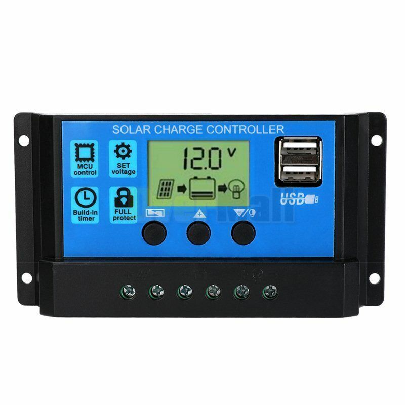 20-80A MPPT Solar Panel Regulator Charge Controller Auto Focus Tracking 12,24V