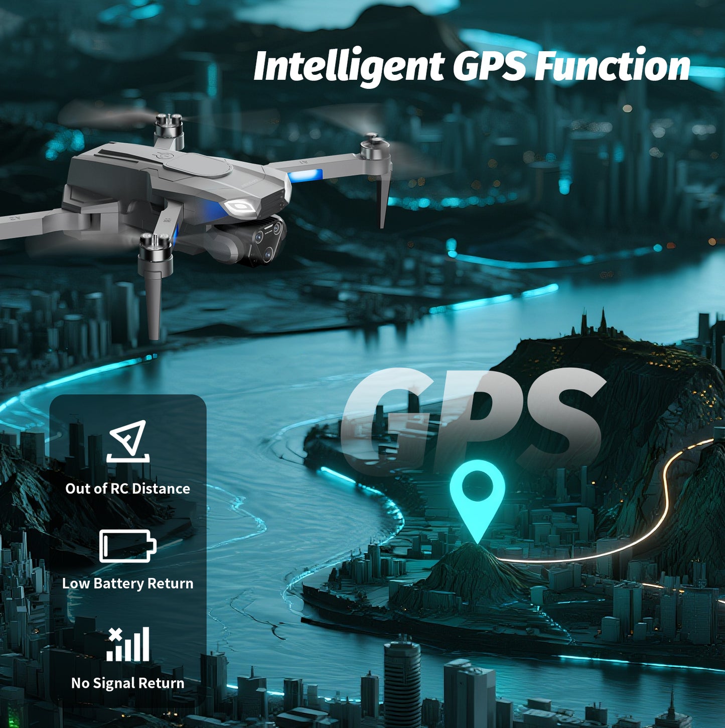 4DRC M7 GPS Drone With 4K Camera For Adults With Brushless Motor Follow Me,rc Quadcopter.